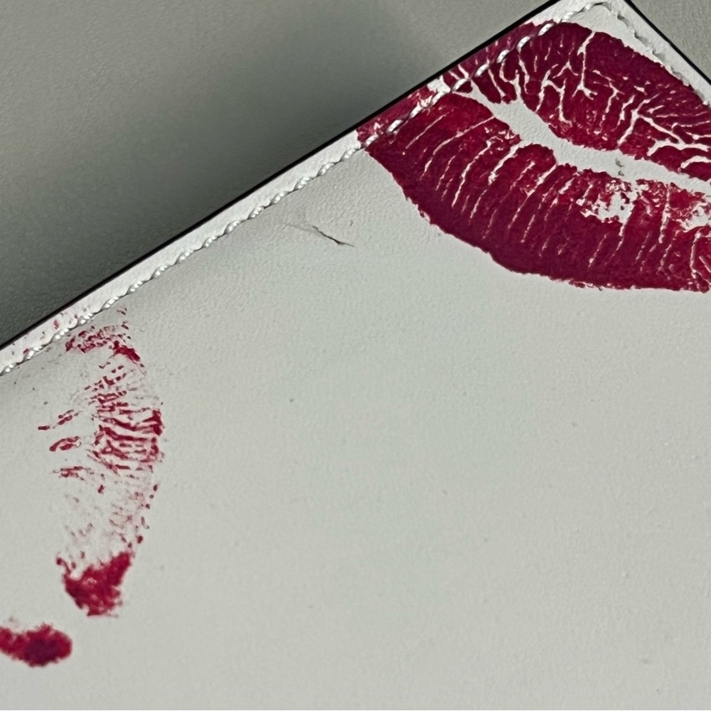 Coach Lip Print Glovetanned Leather Refillable Notebook Cover Journal - Picture 11 of 13